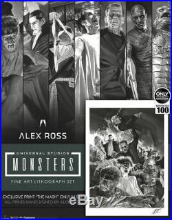 Universal Monsters Art Print by Alex Ross Art Lithograph Set no. 50/100
