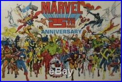 Unopened Marvel 25th Anniversary Vintage Poster 1986