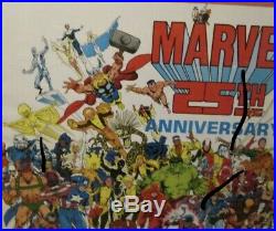 Unopened Marvel 25th Anniversary Vintage Poster 1986
