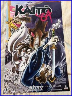 Usagi Yojimbo Kaito'84 Poster Signed By Stan Sakai And Creative Team