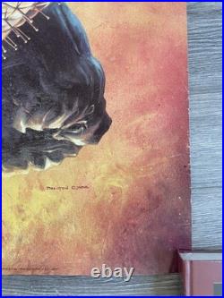 VERY RARE Marvel Press Clive Barker's HELLRAISER Promotional Poster (1990) 34x22