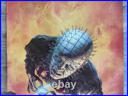 VERY RARE Marvel Press Clive Barker's HELLRAISER Promotional Poster (1990) 34x22