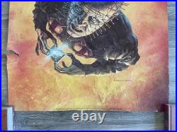 VERY RARE Marvel Press Clive Barker's HELLRAISER Promotional Poster (1990) 34x22