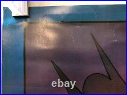 VINTAGE COMIC POSTER 1989 Batman DC Comics Super Hero Gotham City Crime Fighting