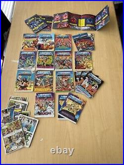 VINTAGE Masters Of The Universe Mini Comics Lot of 14+, Checklist Posters READ