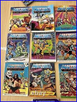 VINTAGE Masters Of The Universe Mini Comics Lot of 14+, Checklist Posters READ