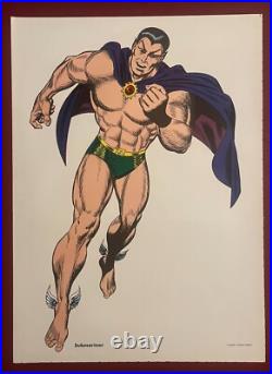 VINTAGE RARE 1960s NAMOR by Gene Colan ART ORIGINAL MARVEL COMICS POSTER
