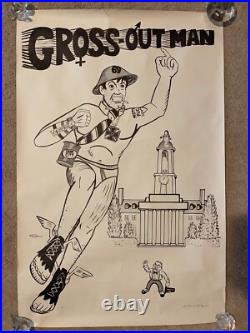 VT Gross Out Man Cartoon Comic Poster Pop Art Counter Culture Steve DeSouza Ring VT Gross Out Man Cartoon Comic Poster Pop Art Counter Culture Steve DeSouza Ring