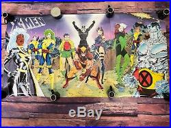 VTG 1990 Marvel X-MEN Huge 3 Part Triptych Poster Set JIM LEE 85 86 87 Mural 66