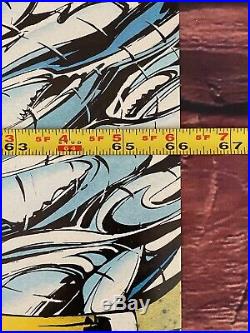 VTG 1990 Marvel X-MEN Huge 3 Part Triptych Poster Set JIM LEE 85 86 87 Mural 66
