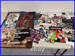 VTG 90s Comic Book Ads/Posters/Inserts Marvel DC Dark Horse Underground HUGE LOT