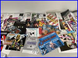 VTG 90s Comic Book Ads/Posters/Inserts Marvel DC Dark Horse Underground HUGE LOT
