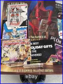 VTG 90s Comic Book Ads/Posters/Inserts Marvel DC Dark Horse Underground HUGE LOT