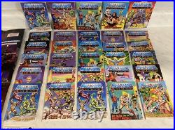 VTG MASTERS OF THE UNIVERSE MINI COMIC BOOK LOT OF 30 MOTU 80's ETERNIA POSTER