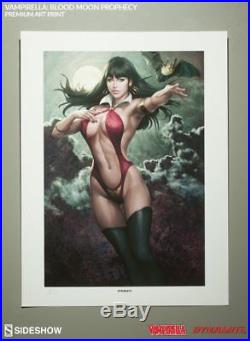 Vampirella Premium Art Print Sideshow Signed ARTGERM Stanley Lau LE 500