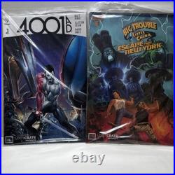 Various Comic Book Publishers LOT, 33 Items COA, Lootcrate Exc, Promo Posters