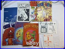 Vaughn Bode- SUNPOT Poster Schematic Cheech Wizard Original Artwork Booklet LOT