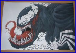 Venom Randy Ortiz Movie Poster Print Mondo Art Comic Book 2013 Marvel