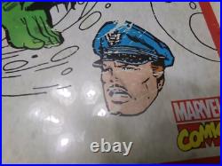 Very Rare The Incredible Hulk # 116 Comic Book Store Promo Vinyl Poster 24 X 30