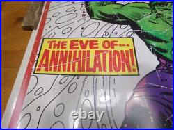 Very Rare The Incredible Hulk # 116 Comic Book Store Promo Vinyl Poster 24 X 30