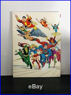 Very Rare Vintage Original DC Super Heroes Poster Book! 1978! Great Condition