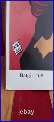 Vintage 11x17 Michael Watkins Batgirl Signed Autograph Karen Whitfield Print