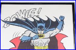 Vintage 1966 Batman Poster Robin Movie TV Comic Pow Zowie The Penguin