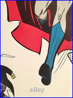 Vintage 1966 Batman & The Penguin Comic Pow Zowie 40x27 Poster