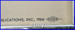 Vintage 1966 G&F Poster DC Comics Superman Amalgamated Lithographers Comic Books