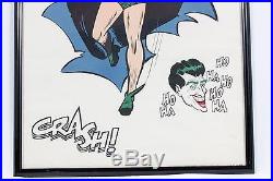 Vintage 1966 Robin Poster Batman Movie TV Comic Crash Blam The Joker