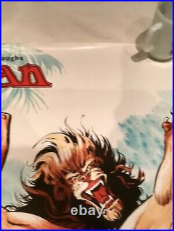 Vintage 1970's British Tarzan Comic book poster ATHENA England