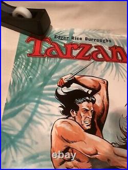 Vintage 1970's British Tarzan Comic book poster ATHENA England