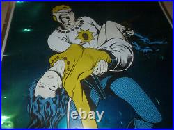 Vintage 1972 Flashbacks Flash Gordon Comic Book Poster Mylar Foil Rare 30 X 21
