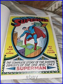 Vintage 1978 DC Super Heroes Poster Book Treasury Intro by ISAAC ASIMOV