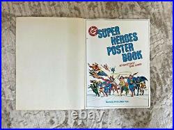 Vintage 1978 DC Super Heroes Poster Book Treasury Introduction by ISAAC ASIMOV