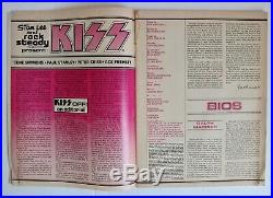 Vintage 1978 KISS Marvel Super Special Magazine Comic Book Poster Gene Paul Ace