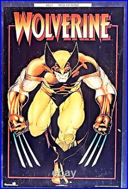 Vintage 1989 Poster Arthur Adams Wolverine X-Men Marvel 22 x 34 Rare NOS 4061
