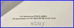 Vintage 1989 THE TIN TIN POSTER BOOK HERGE METHUEN 15.4 x 12. From Italy