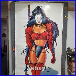 Vintage 1990s SHI Comic Book Tucci 6 Foot Door Poster 72x30 Rolled (ITCPO-1236)