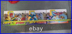 Vintage 1992 3 Panel Comic Store Display Almost 4' Long Teen Titans New Titans