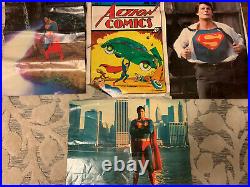 Vintage 80's Marvel Collection, Superman, Spiderman & Batman(Posters, Books, Mags)