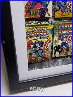 Vintage 90s Style Marvel Capitan America Comic Books Wall Art