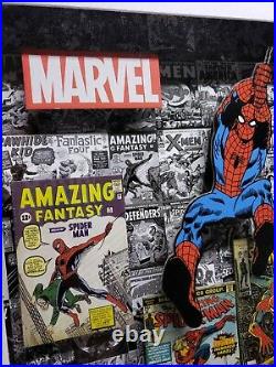 Vintage 90s Style Marvel Spider-man Comic Books Wall Art