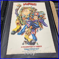 Vintage Alan Aldridge Celebration of Comics 1970 Signed & Numbered, RARE