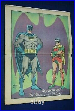 Vintage Batman 181 Comic Book Complete Poster Pin Up Poison Ivy Robin Infantino