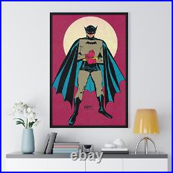 Vintage Batman Art Piece Marvel Ultra HD Framed Poster