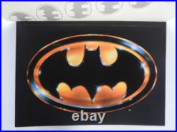 Vintage Batman Poster Book 8 pcs 16x11 1989 Joker Jack Nicholson Batmobile EUC