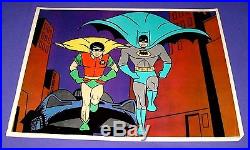 Vintage Batman and Robin Poster (1966, DC Comics) 21 x 29, Adam West, Unused
