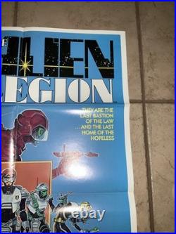 Vintage Epic Comics THE ALIEN LEGION Comic Book POSTER Sci fi 1983 Carl Potts