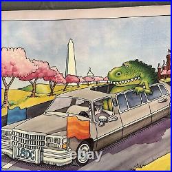 Vintage Far Side of Science Poster 1987 Smithsonian Museum of Natural History